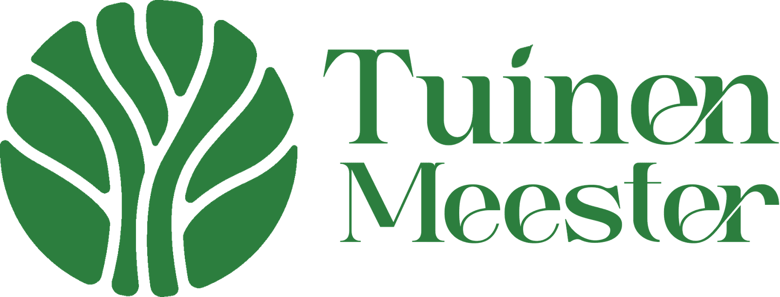 Logo van TuinenMeester — herkenbaar beeldmerk voor exclusieve tuinontwerpen en buitenruimtes op maat